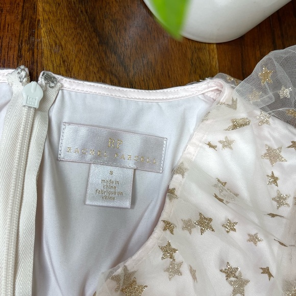 Rachel Parcell Glitter Star Long Sleeve Tulle Dress size small New with Tags - Picture 7 of 10